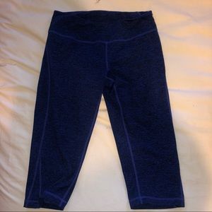 Heather Blue Cropped Zella Leggings